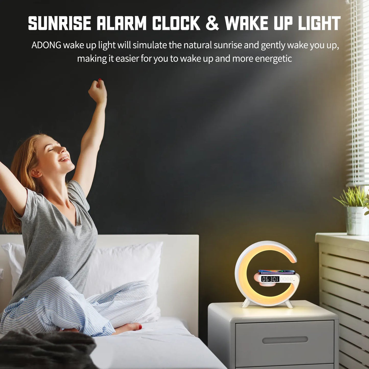 Modern Intelligent G Shaped LED Lamp