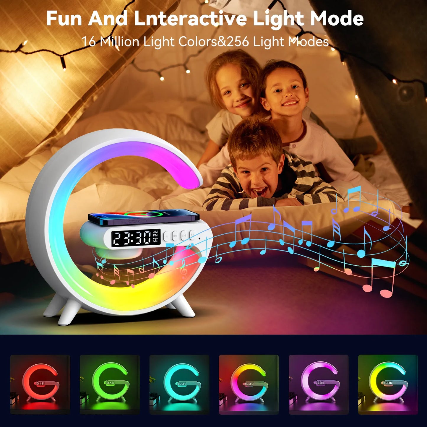 Modern Intelligent G Shaped LED Lamp