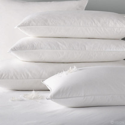 Luxury Polyester Filling Feather Cotton Hilton Hotel 100% Cotton Bed Pillow