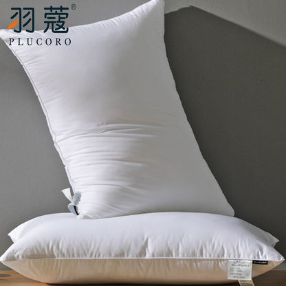 Luxury Polyester Filling Feather Cotton Hilton Hotel 100% Cotton Bed Pillow