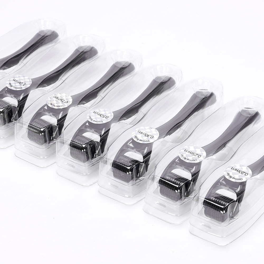 Good Quality Skin Rejuvenation Portable Hair Care 3mm Fast Beard Growth Microneedle Derma Roller